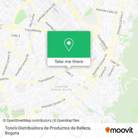 Tono's-Distribuidora de Productos de Belleza map