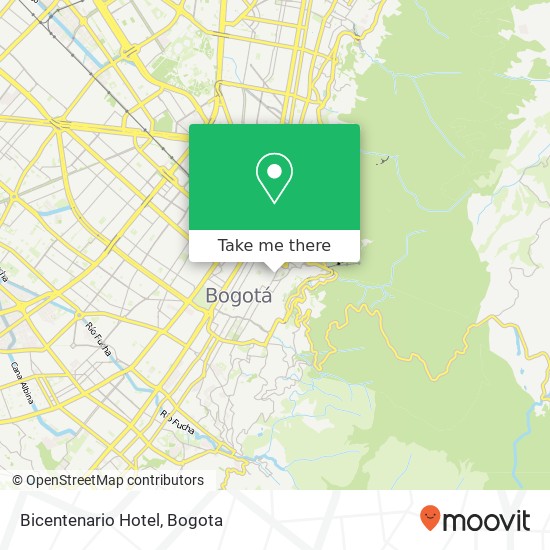 Bicentenario Hotel map