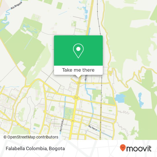 Falabella Colombia map