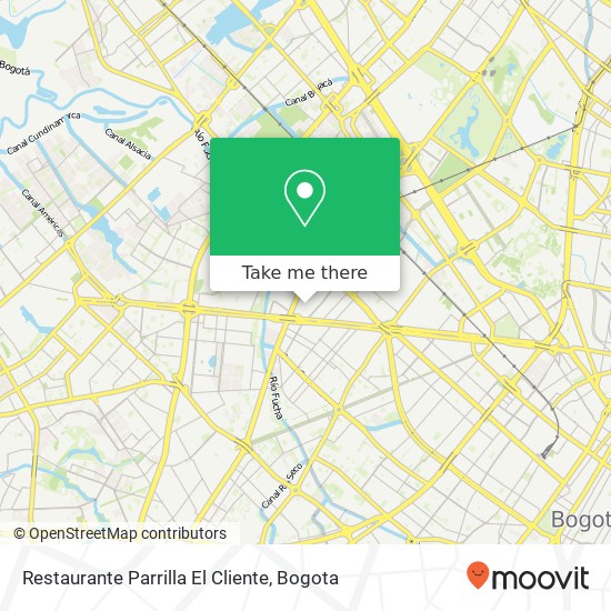 Restaurante Parrilla El Cliente map