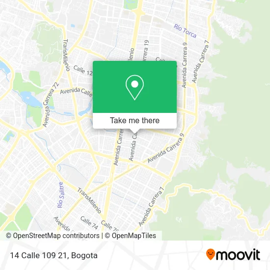 14 Calle 109 21 map