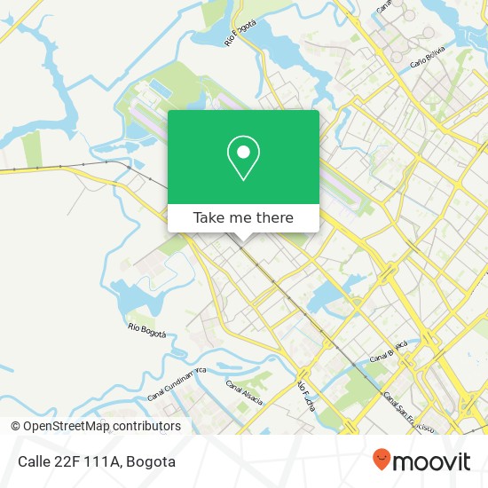 Mapa de Calle 22F 111A