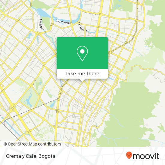 Crema y Cafe map