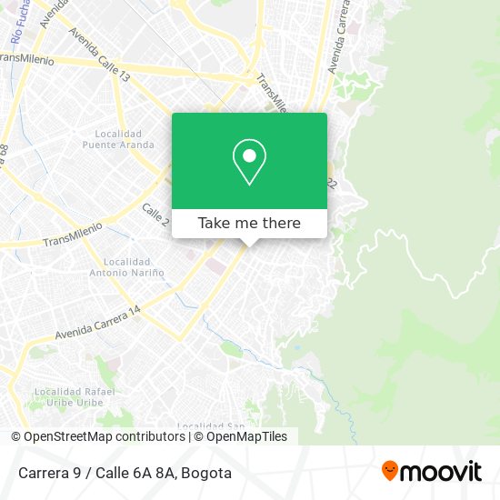 Carrera 9 / Calle 6A 8A map