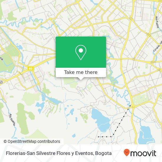 Florerias-San Silvestre Flores y Eventos map