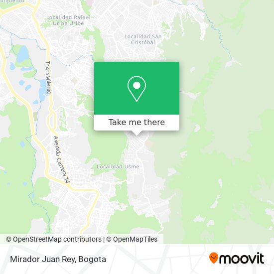 Mirador Juan Rey map