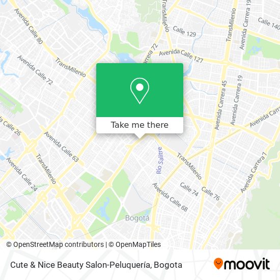 Cute & Nice Beauty Salon-Peluquería map