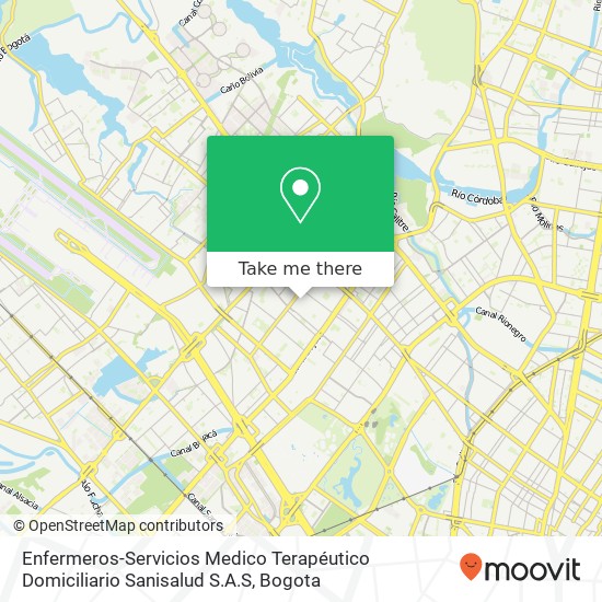 Enfermeros-Servicios Medico Terapéutico Domiciliario Sanisalud S.A.S map