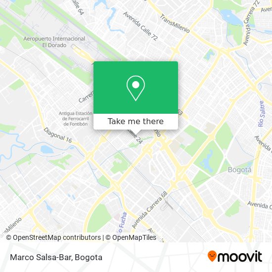 Marco Salsa-Bar map