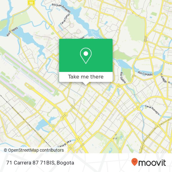 Mapa de 71 Carrera 87 71BIS