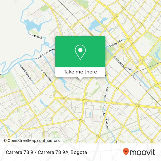Mapa de Carrera 78 9 / Carrera 78 9A