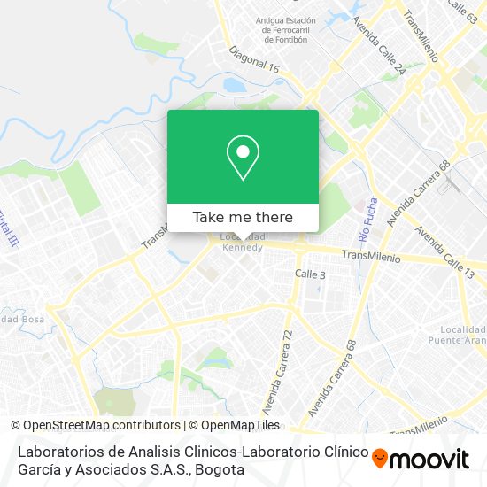 Laboratorios de Analisis Clinicos-Laboratorio Clínico García y Asociados S.A.S. map