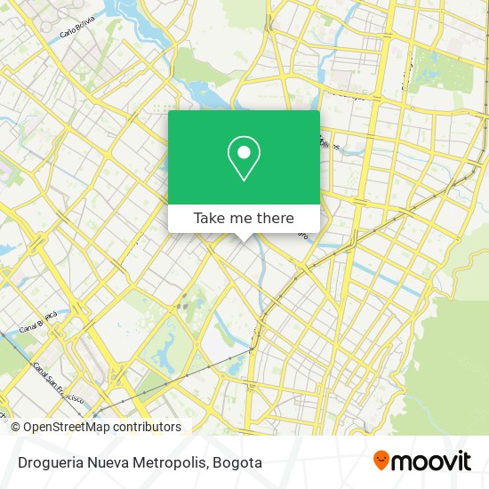 Drogueria Nueva Metropolis map