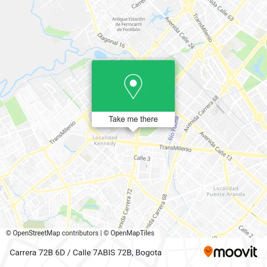 Carrera 72B 6D / Calle 7ABIS 72B map