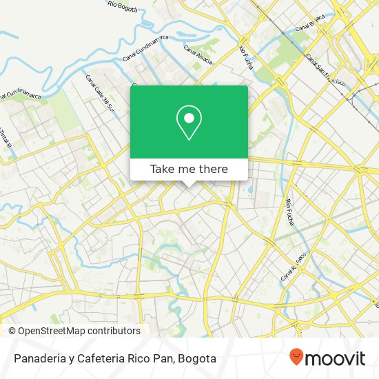 Panaderia y Cafeteria Rico Pan map