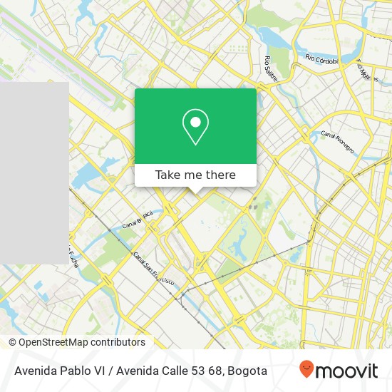 Avenida Pablo VI / Avenida Calle 53 68 map