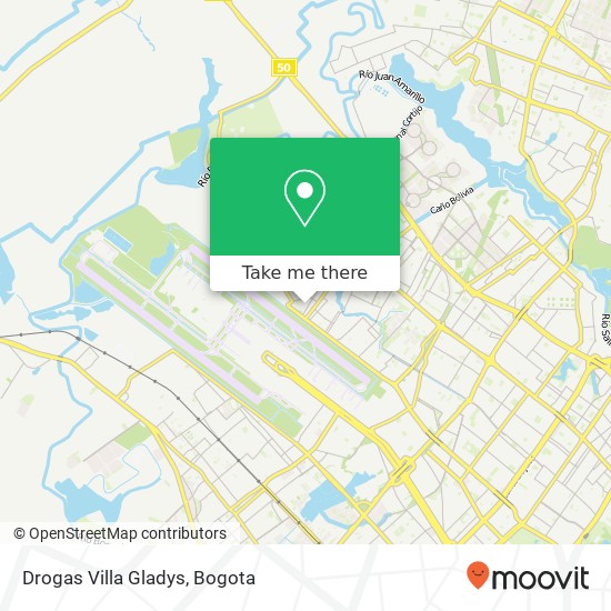 Drogas Villa Gladys map