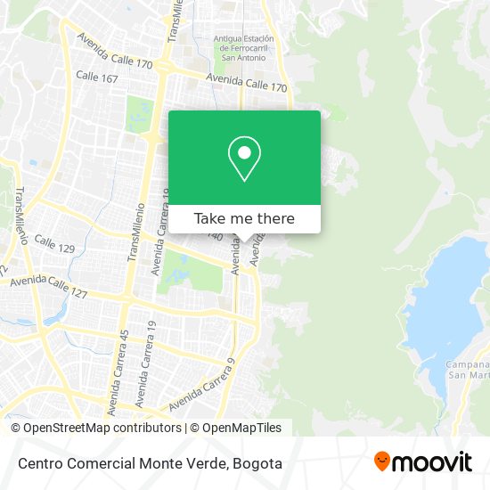 Centro Comercial Monte Verde map