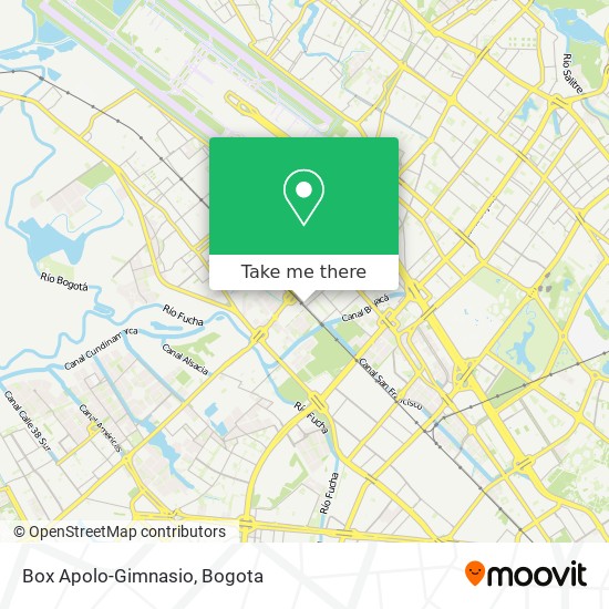 Mapa de Box Apolo-Gimnasio
