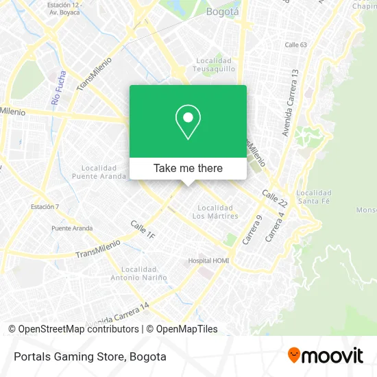 Portals Gaming Store map