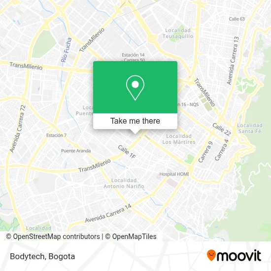 Bodytech map