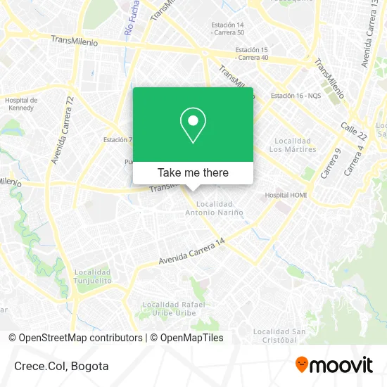 Crece.Col map