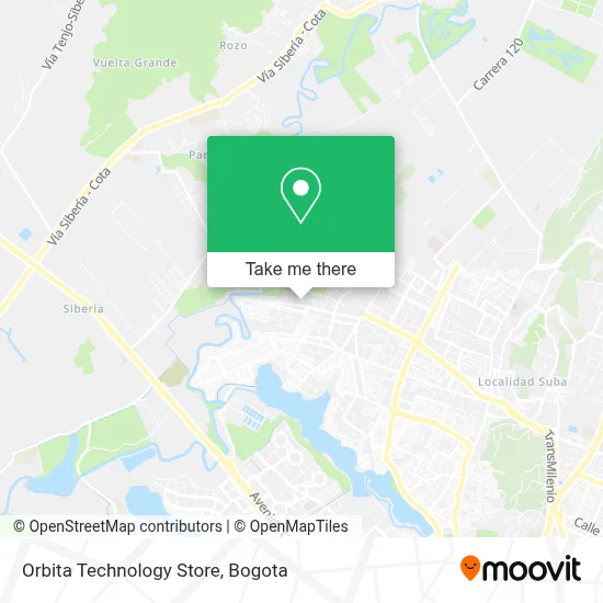 Orbita Technology Store map