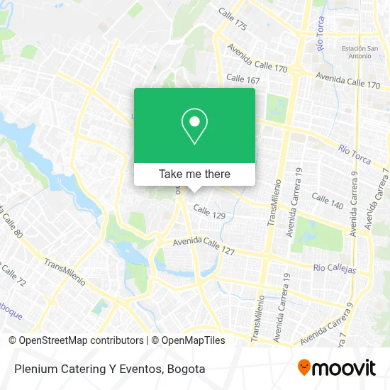 Plenium Catering Y Eventos map