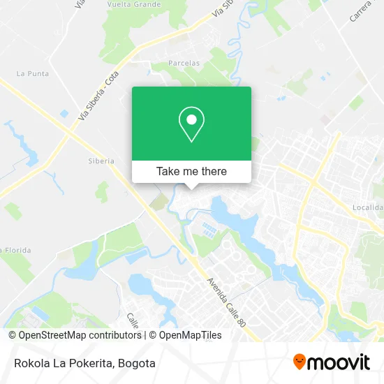 Rokola La Pokerita map