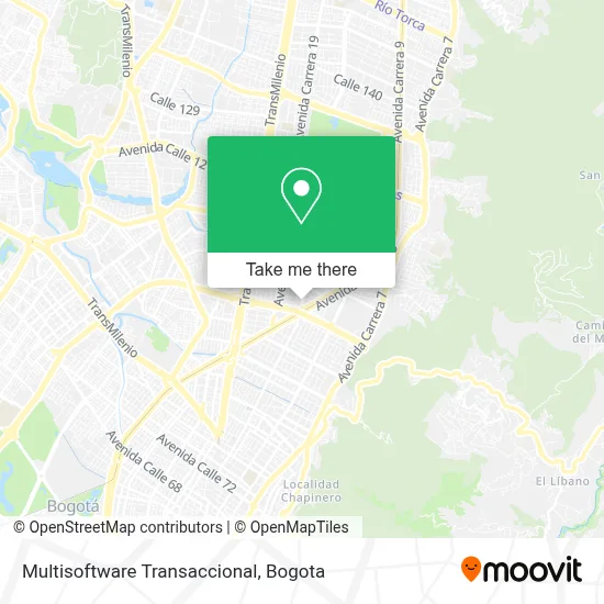 Multisoftware Transaccional map