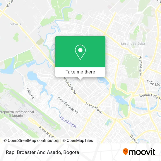 Rapi Broaster And Asado map