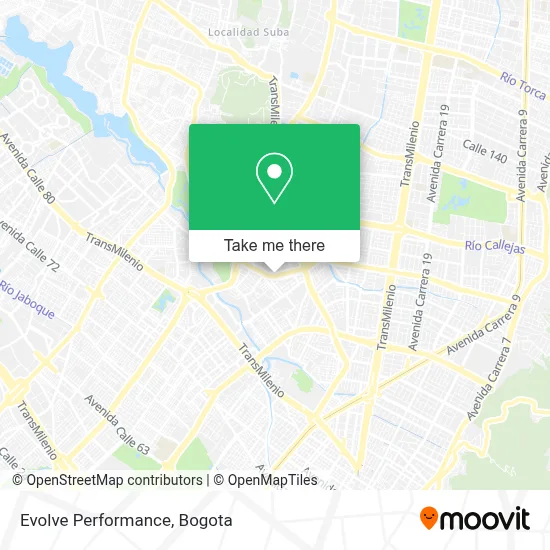 Evolve Performance map