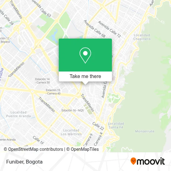 Funiber map