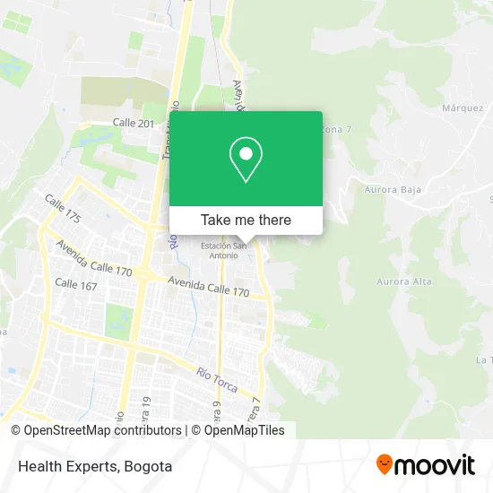 Health Experts map