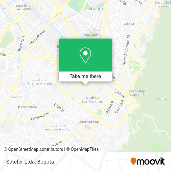 Setefer Ltda map