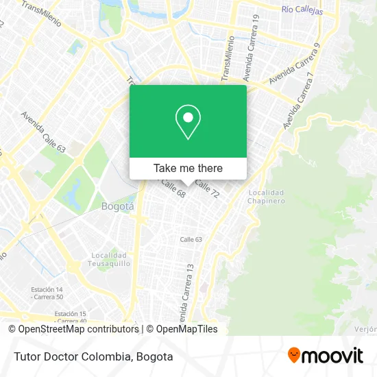 Tutor Doctor Colombia map