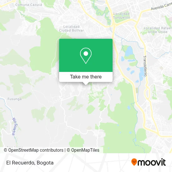 El Recuerdo map