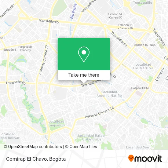 Comirap El Chavo map