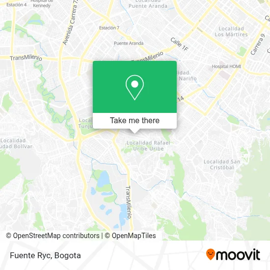 Fuente Ryc map