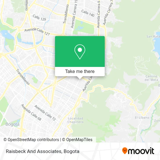 Raisbeck And Associates map