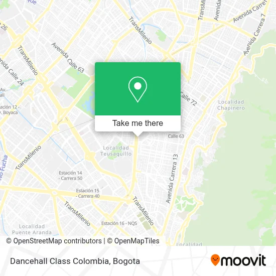 Dancehall Class Colombia map
