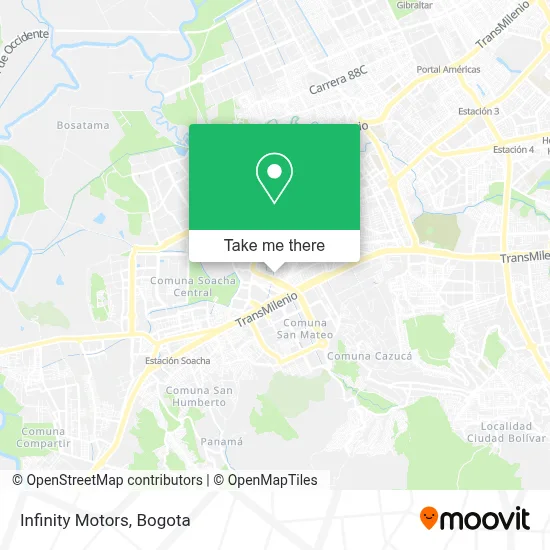 Infinity Motors map