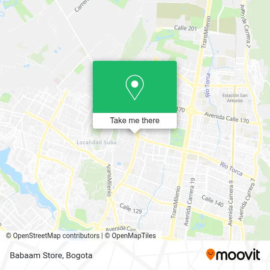 Babaam Store map