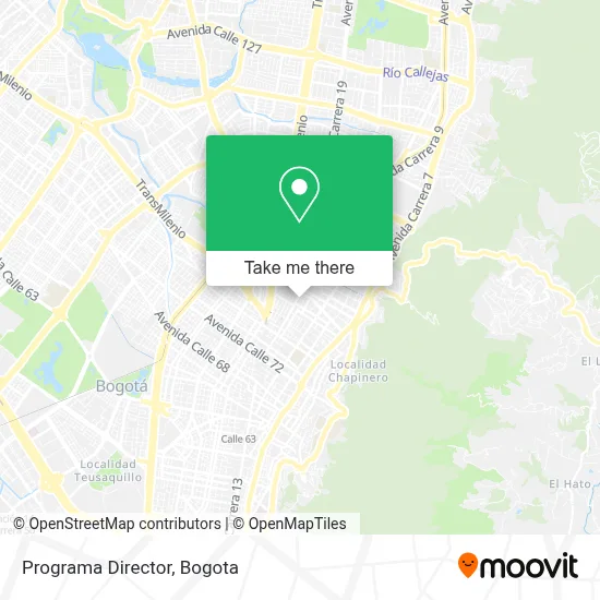 Programa Director map