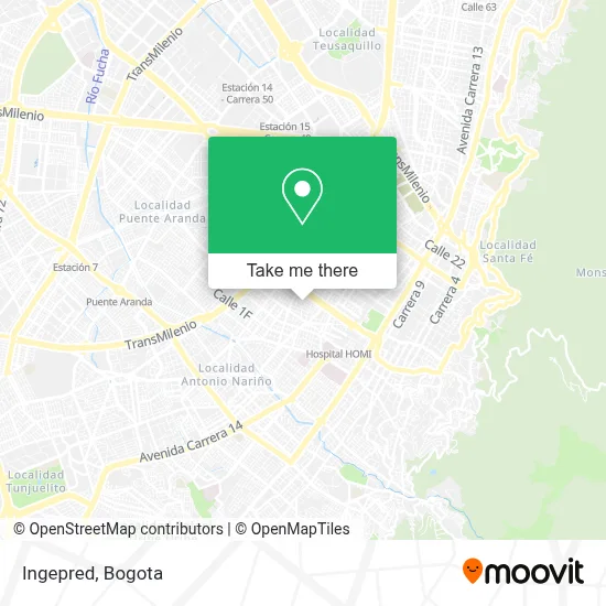 Ingepred map