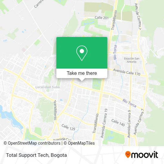 Total Support Tech map