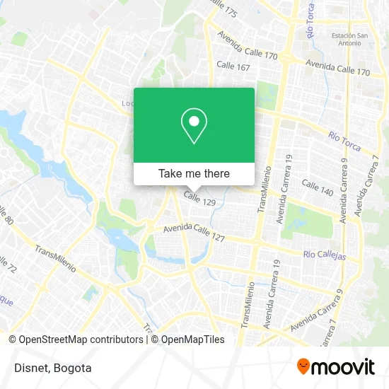 Disnet map