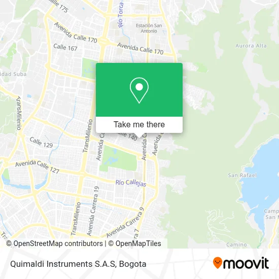 Quimaldi Instruments S.A.S map