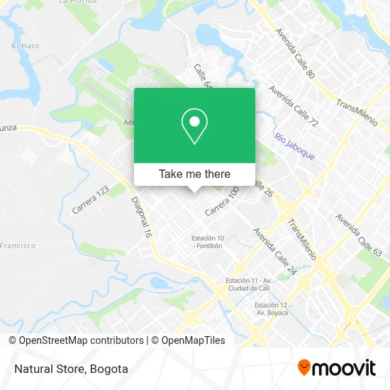 Natural Store map