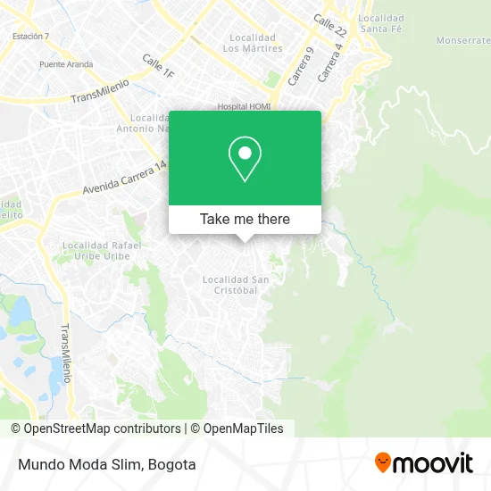 Mundo Moda Slim map